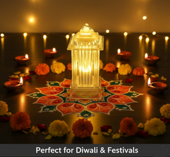 Lantern Shape LED Crystal Lamp for Festive & Holiday Decoration